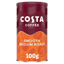 Costa Instant Coffee Smooth Medium Roast 100G