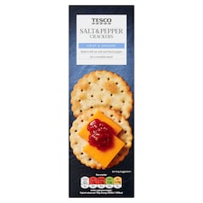 Tesco Salt & Pepper Crackers 185g