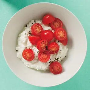 Cottage cheese & tomato